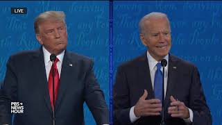 WATCH: Trump, Biden debate reopening economy amid COVID-19 | Second Presidential Debate 2020