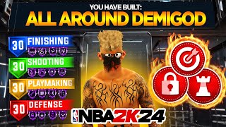 BEST ALL-AROUND BUILD in NBA 2K24 - 4-WAY DEMIGOD BUILD CAN DO EVERYTHING - BEST