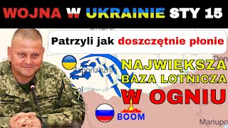 15 STY: Rosyjskie Lotnictwo Porażone. MILION TON PALIWA LOTNICZEGO SPALONE. | Wojna w Ukrainie