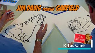 JIM DAVIS drawing GARFIELD
