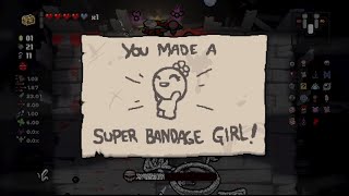 How to Make Super Bandage Girl (The Binding of Isaac Repentance)