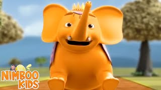 Hathi Raja O Hathi Raja, हाथी राजा, Sher Nirala +Nursery Rhymes in Hindi by Nimboo Kids
