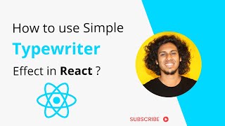React Simple Typewriter Effect | A great way to Animate the Text