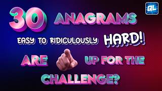 BRAND NEW Anagrams Quiz Game | How Many Can You Solve?