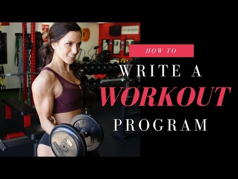 HOW TO WRITE A WORKOUT PROGRAM – made easy! HOW TO WRITE A WORKOUT PROGRAM – made easy!