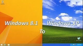 How to make Windows 8.1 look like Windows XP