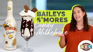 S'morgasbord Candy Milkshake with Baileys for Halloween