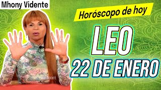 ⚠️ ULTIMA HORA ⚠️  MHONI VIDENTE ❤️ Horóscopo de hoy LEO 22  de ENERO 2022 💚  Horóscopo diario 🧡