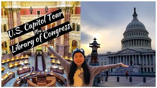 Full U.S. Capitol Tour Plus Library of Congress Visit 2020