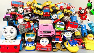 Best Collection Transformers Robots Mainan: Rescue Team ROBOCAR POLI, THOMAS Train Transform Cartoon