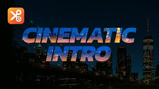 How to Make a Cinematic Intro in YouCut?🌆🎬 | Video Inside Text Tutorial |