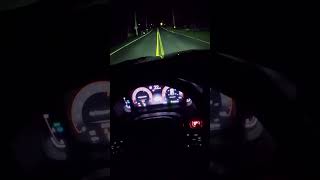 Night time spirited driving in the Acura Integra