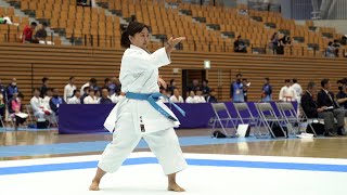 武藤真実先生のセーパイ 日本スポーツマスターズ2023福井大会空手道競技会にて