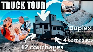 # VAN TOUR / notre camion d’expédition DUPLEX de 22 m2 INCROYABLE