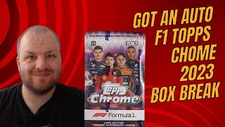 I GOT AN AUTO!! - TOPPS F1 CHROME 2023 BOX OPENING