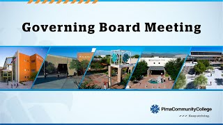 PCC Governing Board Special Meeting July 31, 2023