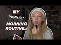 my *realistic* school morning routine...