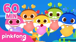 🌹Valentine's Day with Baby Shark! | February, Month full of love | Compilation | Pinkfong Baby Shark