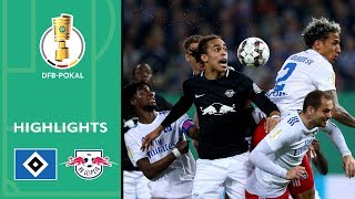 Leipzig in the Final | Hamburger SV vs. RB Leipzig 1-3 | Highlights | DFB-Pokal 2018/19 | Semi Final