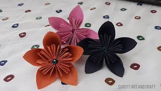 How to make a kusudama paper Flower | How to make origami paper Flower | DIY Paper crafts
