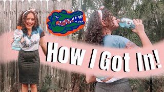 How I got Into EVERY COLLEGE I APPLIED TO! (UF, FSU, UCF, USF)| Tips + Stats