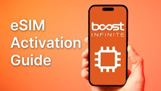 How to Activate Boost Infinite on eSIM on iPhone!