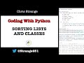 Sorting lists and classes in Python (Coding with #Python)