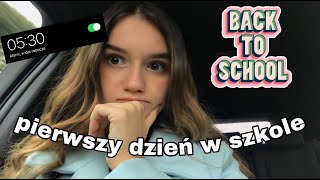 Rozpoczęcie roku szkolnego i pierwszy dzień szkoły📚 | grwm vlog