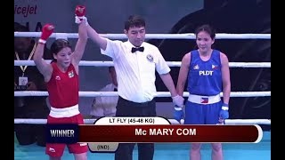 MC Mary Kom Vs Josie Gaboco || Final Boxing Match of Indian Open 2018|| Mary Best fight