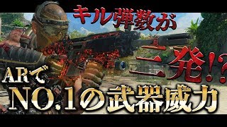 [COD:BO4実況]キルに必要な弾数が三発!?武器威力がAR最強の武器を使用してゴールドストリーク達成!!