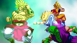 Z Broly vs SS2 Gohan( Teen)- Sprite Animation