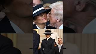 Melania Trump’s Iconic Inauguration Look 🔥 | The Hat That Stole the Show! #MelaniaTrump #shorts