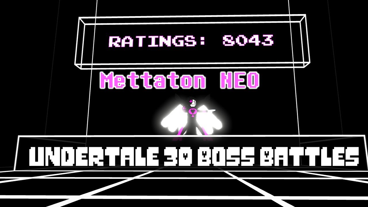 NEW! Mettaton Neo Fight! Undertale 3D Boss Battles (Roblox) - YouTube