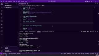 Configuring a base Python project using Poetry