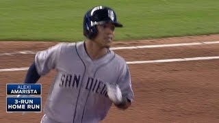 SD@MIA: Amarista hits a three-run homer on birthday