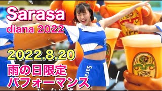 【Sarasaちゃんを追ってみた】ディアーナ(diana)雨の日限定パフォーマンス(ベイスターズ チア)2022.8.20