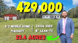 22.4 ACRES IN THE COUNTRY | No HOA