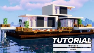 マインクラフト クリエイティブ街づくり 9 美容院 ヘアサロンの内装 Minecraft 洋風モダン建築