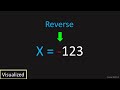 LeetCode: 7. Reverse Integer (Visualized)