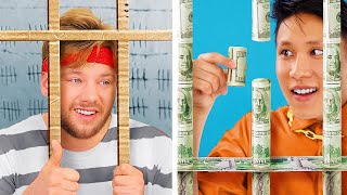 Rich Jail vs Broke Jail/ 17 Funny Situations