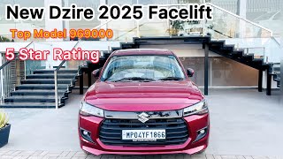 NEW 2025 Maruti Dzire ZXI Top Model Features Revealed!