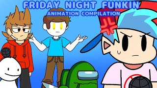 Friday Night Funkin' - Boyfriend VS MOD Characters (FNF Mod Animation Compilation)
