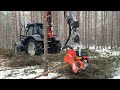 valtra n154e active harvester with palfinger c60f86 nisula 325h...made by nisula forest oy