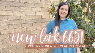 New Look 6651 SEWING Pattern Review & Collared Dress Sew Along Reveal