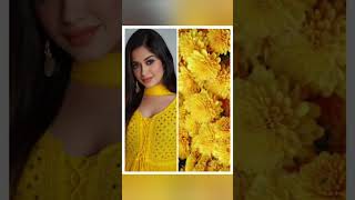 Jannat 💕 Same dresses with flowers 💐 #flowers #jannat #jannatzubair #viral #fashion