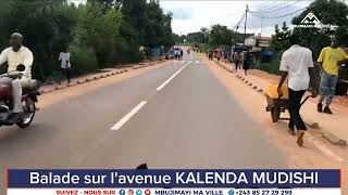 Mbujimayi : visite de l’avenue KALENDA MUDISHI asphaltée