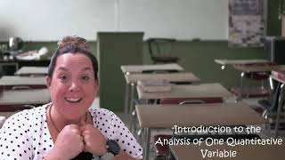 Introduction To The Analysis Of One Quantitative Variable