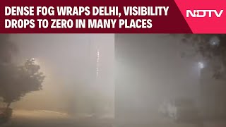 Delhi Fog | 184 Flights Delayed, 7 Cancelled As Dense Fog Reduces Visibility To Zero In Delhi-NCR