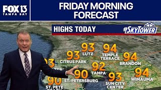 Tampa weather | Friday morning forecast
