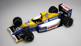 Building the 1:20 Tamiya Williams FW13 B